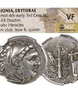 HERAKLES/OWL, Bow case Club, Apellas as magistrate. Erythrae, Ionia Silv... - €320,59 EUR