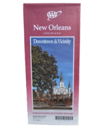 Vintage 1998 AAA New Orleans Louisiana Downtown and Vicinity Street Map - $18.26 CAD
