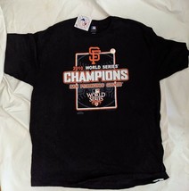 SF San Francisco Giants 2010 World Series Champions T-Shirt XL Black MLB... - £19.56 GBP