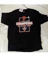 SF San Francisco Giants 2010 World Series Champions T-Shirt XL Black MLB... - $24.74