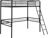 Dhp Multipurpose Simple Metal Loft Bed Frame, Twin Size, Black. - £163.58 GBP