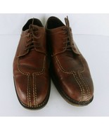 Cole Haan Collection Men&#39;s Brown Leather Split Apron Toe Oxford Shoes Si... - $44.76 CAD