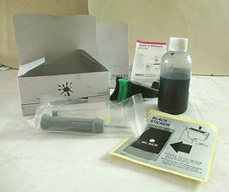 LEXMARK black ink 2/3 full bottle with refill tool kit - $4.00