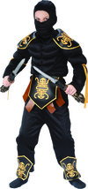 Ninja Warrior Muscle Child Costume - Large - £80.70 GBP