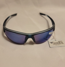 Piranha Edge Sport Mens Wrap Sunglasses Frosted Blue Fade Style 60077 - £7.02 GBP