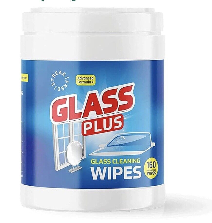 Glass Plus  Window and Mirror Cleaning Wipes (160 Ct Wipes)