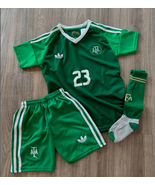 25/26 Emiliano Martinez Argentina KIDS/CHILDREN Goalkeeper Kit Jersey Green 2025 - $79.95