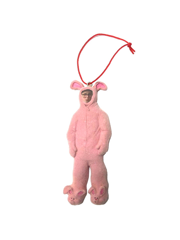 A Christmas Story Movie Ralphie Pink Bunny Costume Ornament - $7.92