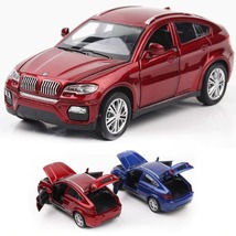 1:32 BMW-X6 Car Model Alloy Car Die Cast Toy Car Model Pull Back Childre... - £15.97 GBP+