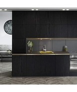 Black Wood Peel and Stick Wallpaper – Black Wood Self-Adhesive &amp; Removab... - €12,83 EUR