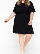 Downeast Elastic Waist Day Dress Size XL Black - £27.49 GBP