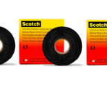3M Scotch 13 Electrical Semi Conductive Tape 3/4&quot;X15&#39;X.030&quot; 3 Pack - £14.30 GBP