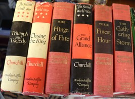 The Second World War by WINSTON S. CHURCHILL (6-Volume Set) - published from 194 - £62.50 GBP