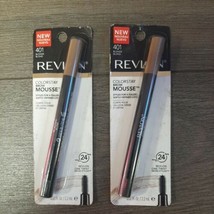 LOT OF 2-Revlon Colorstay Eyebrow Mousse, 401 BLONDE New, Carded - $13.85