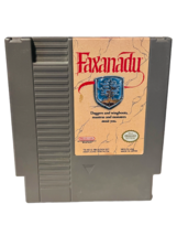 Nintendo Video Game vtg NES 1988 Faxanadu Daggers Wingboots Mantras Monster 1989 - $29.65