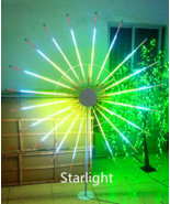 6.5ft Outdoor 3D Multi-color LED Animated Starburst Ground Fireworks Lig... - $598.00
