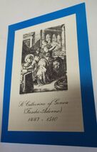 Saint Catherine of Genoa Prayer with Bio &amp; Teachings Folder, From Italy - $5.57 CAD