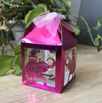 100pcs Elephant wedding favor boxes,Small chocolate Gift boxes,Candy Boxes - £26.71 GBP+
