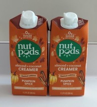 Nutpods Pumpkin Spice (2-Pack), Unsweetened Dairy-Free Coconut    Almonds - £15.40 GBP