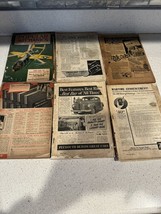 6 Vtg Magazines Popular Mechanics Science Mechanix Illustrated 1940 43 44 47 54 - £18.68 GBP