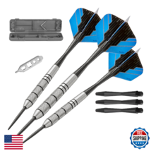 Fat Cat Bulletz 90% Tungsten Steel Tip Darts w/ Case, 23g - $46.63
