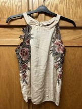A’GACI Top Women Size S Sleeveless Floral  - $7.92