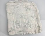 Aden + Anais Baby Blanket Bamboo Rayon Swaddle White Gray Mint Green Stars - $24.54