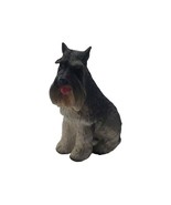 Vintage Sitting Schnauzer Dog Puppy Mini 2.5&quot; Figurine by Summit Collection - $21.29