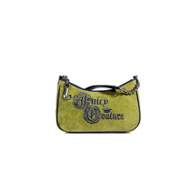 Juicy Couture Purse Green &amp; Blue Vintage Velour Small Purse - £230.18 GBP