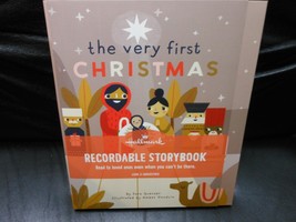 Hallmark &quot;The Very First Christmas Recordable HC Storybook&quot; NEW - $18.76