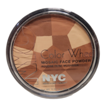 Nyc New York Color Color Wheel Mosaic Face Powder 724a All Over Bronze Glow - $39.55