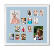 Collage Picture Frame Multi Opening Two 5x7 and Twelve Wallet 2.5x3.5 Photos Chi - £31.94 GBP