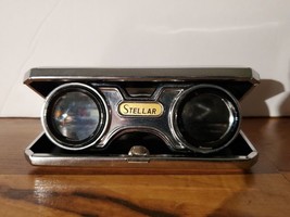 Vintage Stellar Sport Pocket Binoculars Opera Glasses 2.5x Folding Japan - £15.58 GBP