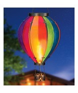 Hot Air Balloon Solar Lantern XLG- Rainbow, Stripe or American 12x27 inches - £185.69 GBP