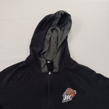 Phoenix Mercury WNBA Basketball Women's Black Full Zip Hoodie Jacket Size Small image 12
