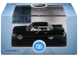 1961 Cadillac Sedan DeVille Ebony Black with White Interior 1/87 (HO) Scale Diec - $27.89