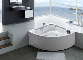 Whirlpool bathtub hydrotherapy Hot tub with 6 water Jets 1 person 53.15" - Daisy - $3,309.00