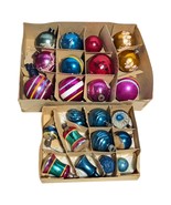 Antique Christmas Bulbs Lot Of 23 Bells Balls Early - $673.68 MXN