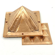 Vastu Copper Pyramid Set 2.5 Inch for Home, Office, Plots [Positive Vibrations &amp; - £47.62 GBP
