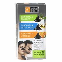 Global Beauty Care Premium 18 Nose Cleansing Strips VARIETY PACK Charcoal with T - £11.74 GBP