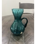 Italian Sea Blue Hand Blown Glass Swirl Pitcher Blue Sticker Made In Italy - €17,04 EUR Italian Sea Blue Hand Blown Glass Swirl Pitcher Blue Sticker Made In Italy - €17,04 EUR