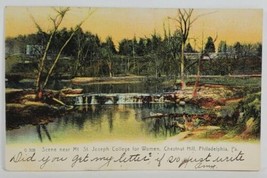 Chestnut Hill PA Scene Near Mt. St. Joseph College for Women 1907 Postcard S6 - $7.95