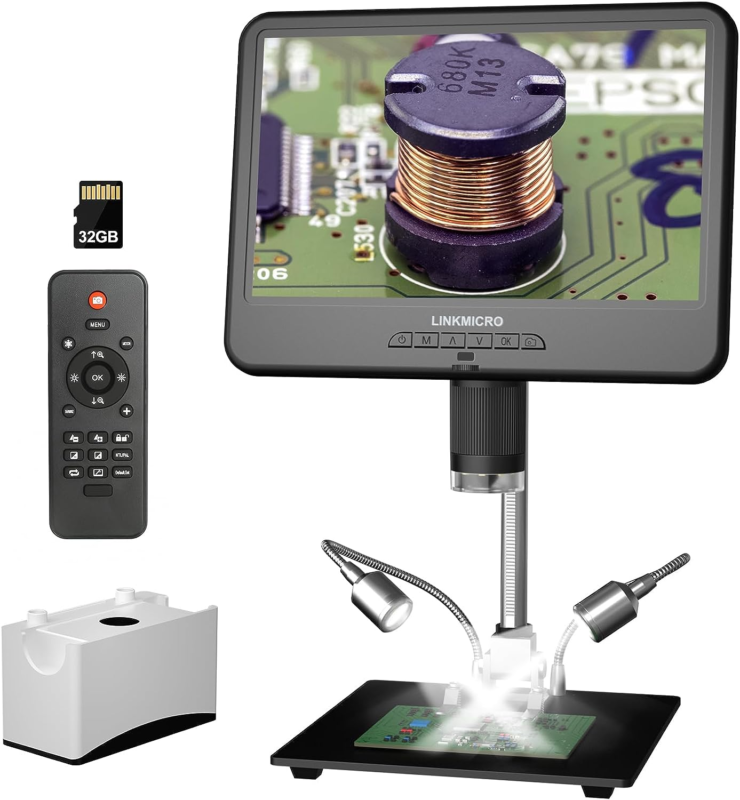 LM210 10.1&#39;&#39; LCD Coin Digital Microscope Full View for Error Coins, Sold... - $150.87