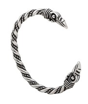 Viking Stainless Steel Wolf Raven Bear Head Cuff for - $100.50 CAD