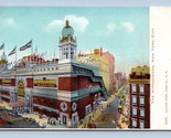 Il Hippodrome New York Città Nyc Ny Unp Udb Cartolina O3 - £3.99 GBP