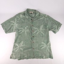 Tommy Bahama Shirt Size Large Green Button Up Short Sleeve Casual Mens - £23.31 GBP