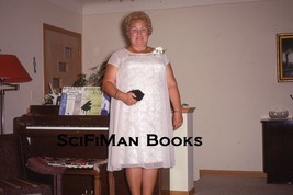 KODACHROME 35mm Slide Pretty Sexy Blonde Woman Dress Corsage Old Piano 1967!!! - $2.96