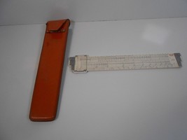 K&amp;E 68 1100 Slide Rule w/Leather Case Keuffel &amp; Esser Deci Lon 10 - £62.90 GBP