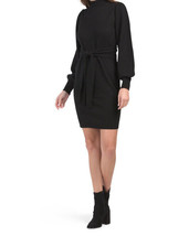 New Magaschoni Black 100% Cashmere Belted Dress Size Xl $495 - £216.88 GBP