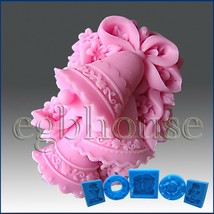 2D Silicone chocolate/food grade Mold – Bouquet of Bells - $44.55